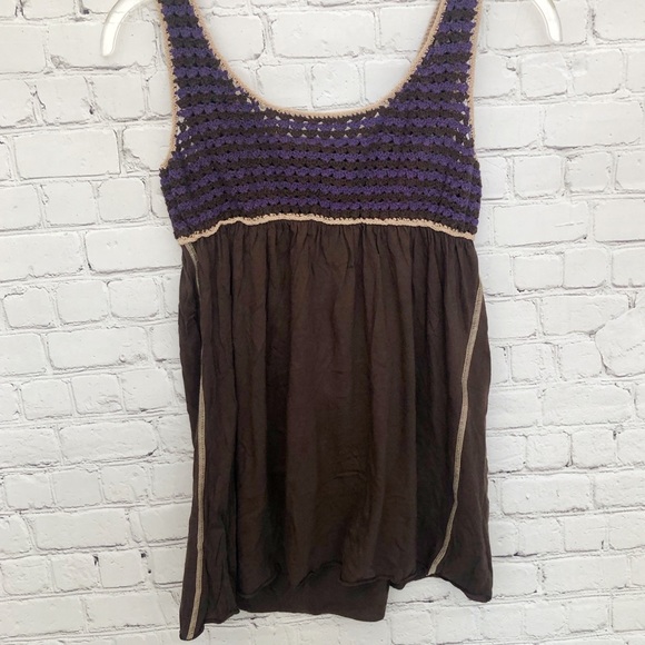 CHELSEA & VIOLET crochet knit tank - Picture 2 of 3